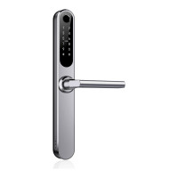 Электронный замок Novilock Smart slim silver v.4203 с врезным механизмом 5085 v.4935 4999