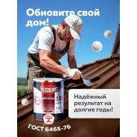 Алкидная эмаль для крыш OLECOLOR серый, 5 кг Спецзаказ 4300004994