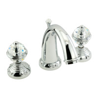 Смеситель для раковины Migliore CRISTALIA на 3 отв., ручки CRYSTAL, хром 30941