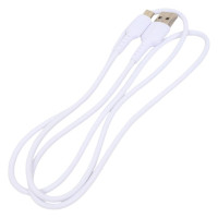 Usb кабель Borofone bx16 easy microusb, 1м, pvc, белый 0L-00043169