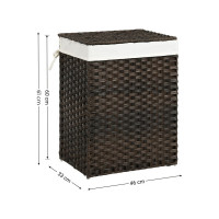 Корзина для белья Homium for Home, One, 46x33x60 см, под ротанг laundry11