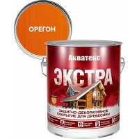 Защитно-декоративное покрытие для дерева АКВАТЕКС ЭКСТРА полуглянцевое, орегон, 2.7 л 259744