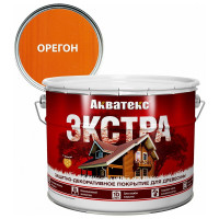 Защитно-декоративное покрытие для дерева АКВАТЕКС ЭКСТРА полуглянцевое, орегон, 9 л 259786