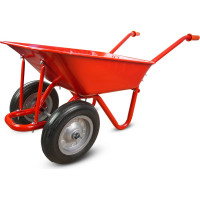 Садовая тачка двухколесная Kanat 80 литров TRD-481