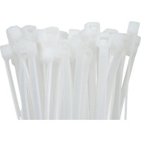 Нейлоновый хомут НЗЭТК 4.8х250 мм, белый 99664