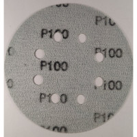 Диск абразивный с липучкой DTC-Film (green) 125 мм, 8 отверстий, P100, 10 шт BRUSHTEX 125G8-100