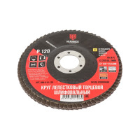 Круг шлифовальный лепестковый торцевой 125 мм, Р120 (компл. 10 шт.) HEADROCK 688-010-120
