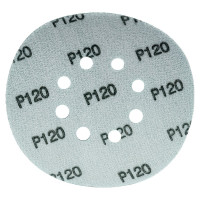 Диск абразивный с липучкой DTC-Film (green) 150 мм, 8 отверстий, P120, 5 шт BRUSHTEX 150G8-120