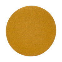 Диск абразивный с липучкой Sandpaper (yellow) 150 мм, без отверстий, P120, 5 шт BRUSHTEX 150Y0-120