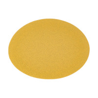 Диск абразивный с липучкой Sandpaper (yellow) 150 мм, без отверстий, P100, 5 шт BRUSHTEX 150Y0-100