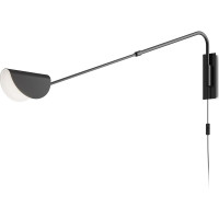 Настенный светильник (бра) MAYTONI mollis 1хg9x28w металл черный MOD126WL-01B1