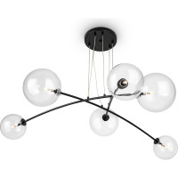 Подвесной светильник MAYTONI mood 6хg4x20w металл черный MOD172PL-06B