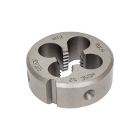 Плашка Bucovice Tools левая М12 шаг 1.75мм HSSE-VA 38x14мм 291120