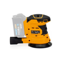 Шлифмашина орбитальная JCB аккумуляторная 18V, 0-10 000об/мин, диаметр диска 125 мм, без аккумулятора JCB-18OS-B-E(57239)