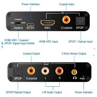 Конвертер ЦАП PALMEXX AY80PRO HDMI ARC Audio Extractor &DAC Converter HDMI, Coaxial, SPDIF to AUX, L/R, Coaxial, SPDIF PX/AY80-POR