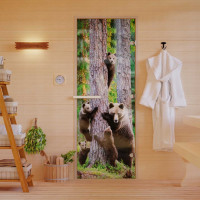 Дверь для бани DoorWood Фотопечать рисунок А064, 1900х700 мм УТ-00011465