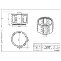 Удлиняющая секция POLIMER GROUP КН 780М/500 цвет черный AK07020101
