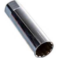 Головка свечная двенадцатигранная (14 мм; 3/8; 63 мм) ROCKFORCE RF-807314(2962)