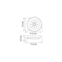 Мыльница WasserKRAFT Kammel K-8329WHITE