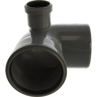 Канализационный переходной универсальный тройник АТЛАС ПЛАСТ 90 градусов DN 110х50 правый SPCTVR110050