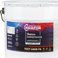 Эмаль KRAFOR ПФ-115 синяя 20 кг 1 26061