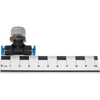 Тройник цанговый T-образный с наружной резьбой (3/8M; 4 мм) SHPI PT 04-R03