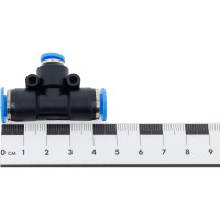 Тройник цанговый T-образный соединительный (8-8-4 мм) SHPI PGT 0804