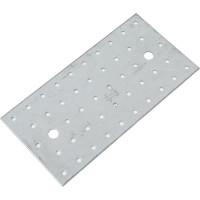 Перфорированная пластина ALBERTS оцинкованная, 200х100х2 мм 332020