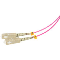 Оптический патч-корд TopLAN дуплексный, MM 50/125, 7 м, DPC-TOP-OM4-LC/P-SC/P-7.0