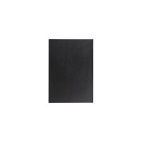 Книга учета BRAUBERG 96л, клетка, твердая, А4, 200х290мм, черная 130223