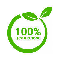 Салфетки бумажные МЯГКИЙ ЗНАК 24х24 см белые 100проц. целлюлоза C4 100шт 127953