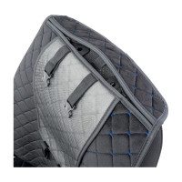 Накидки на передние сиденья CarPerformance, 2 шт. материал алькантара CUS-1012 BK/BL