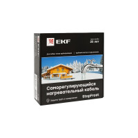 Саморегулирующийся нагревательный кабель EKF StopFrost Inside 15 Вт/м, для обогрева трубопроводов, 3 м SFI-15-3
