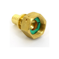 Аксиальная муфта Uni-Fitt-В 16x3/4" с накидной гайкой, плоской прокладкой 754G6300