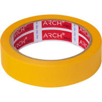 Малярная лента ARCH PRO желтая, Четкий край, 25 м х 25 мм, 30 дней 671025