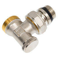 Настроечный угловой клапан MVI с самоуплотняющимся кольцом 1/2" под евроконус TR.115.04