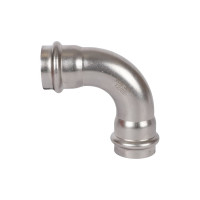 Угольник ROMMER 90 впр-впр, 28, из нержавеющей стали, прессовой Rss-0003-000028 RG0091KSNO8VFK