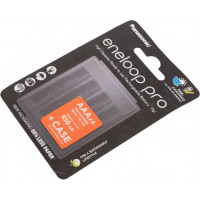 Аккумулятор Panasonic eneloop pro BK-4HCDEC4BE 930mAh ААА R03 +футляр BL4 УТ-00000701