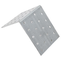 Перфорированный уголок ALBERTS цинк, 100x100x80x2,5 мм 332068