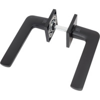 Дверные ручки на тонкой розетке BUSSARE FRESCO A-55-40 BLACK 940000004026