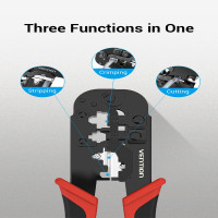 Обжимной инструмент для витой пары VENTION RJ45/RJ12/RJ14/RJ11 (8p8c,6p6c,6p4c,6p2c) KEDB0