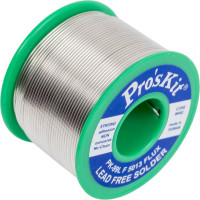 Бессвинцовый припой PK-99L10F 1 мм, 0.25 кг, Sn99.3/0.7Cu (5013 флюс безотм. RMA) ProsKit С00040241
