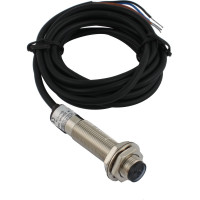 Диффузионный фотодатчик INNOCONT М12x1, зона срабатывания до 10 см, -10 +60 С, 12…24 VDC, IP67, выход: PNP NO, макс. ток 200 мА, время реакции 3 мс, кабель 2 м PES-D12-PO10D