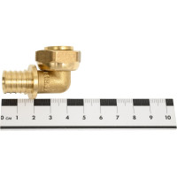 Аксиальный угольник RTP с накидной гайкой d16x1/2 34855