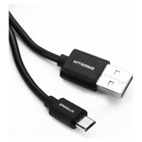 Кабель usb micro usb Ergolux Elx-cdc01p-c02 промо 2а, 1м, черный, зарядка+передача данных, пакет 15088