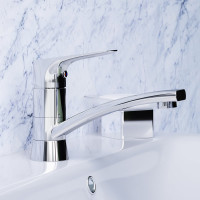 Смеситель для умывальника Damixa Jupiter с поворотным изливом, хром 770220001