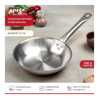 Полированная сковорода Kitchen Muse диаметр 28 см km-p28ss 177069