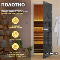 Дверь DoorWood графит. 1700x700 мм DW03547