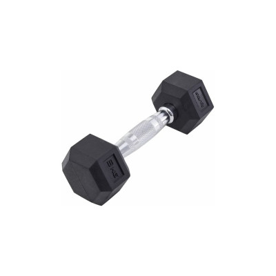 STARFIT Гантель гексагональная DB-301 3 кг, обрезиненная, черный УТ-00019784