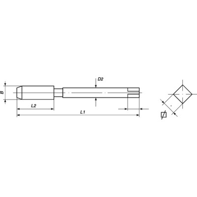 Метчик для вставки VOLKEL STI V03001